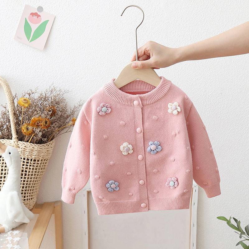 ByJamila - Bloemenmagie Vest voor Meisjes 🌼🌈
