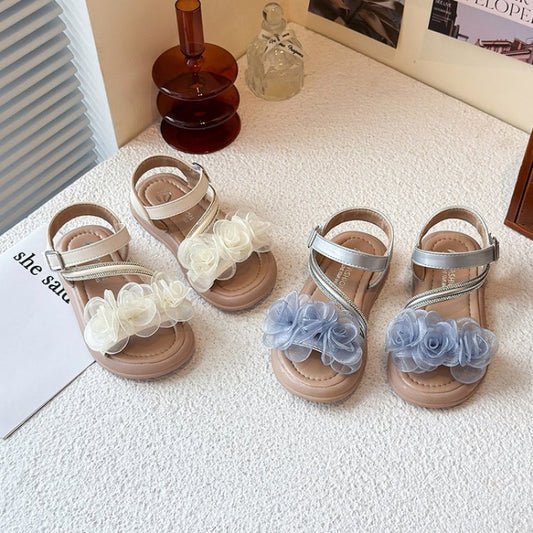 ByJamila - Kinder Sandalen met Bloemetjes 🌼