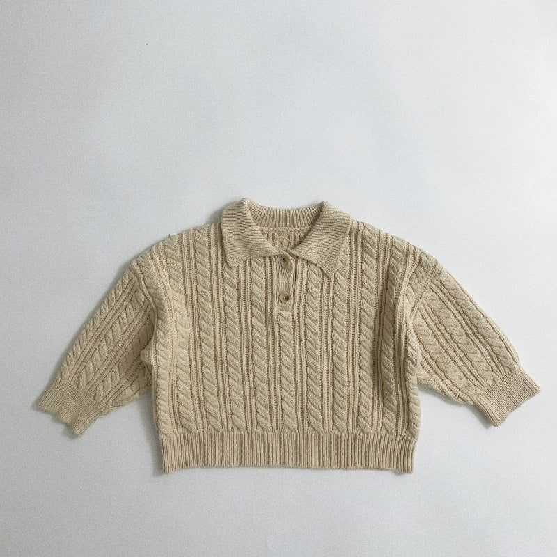 ByJamila - Autumn Tales Polo Sweater 🍂🤍