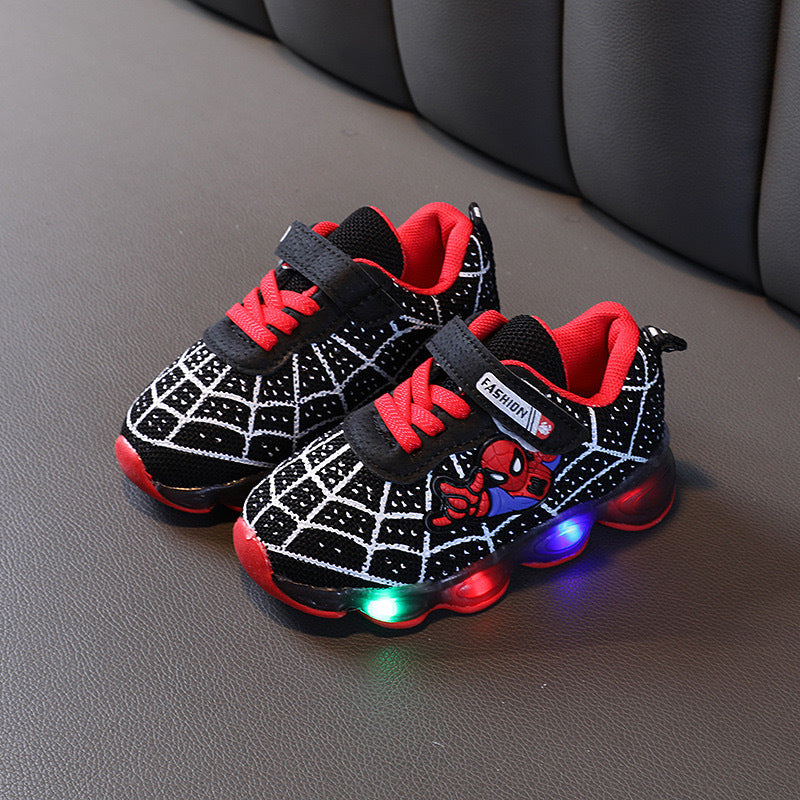 ByJamila - Superheld Sneakers met Lampjes 🕷️👟