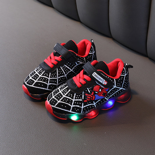 ByJamila - Superheld Sneakers met Lampjes 🕷️👟