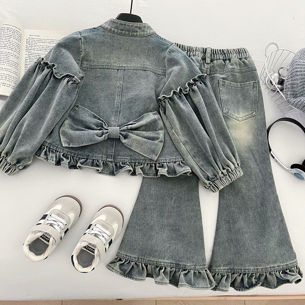 ByJamila – Zacht Denim Hartjes Setje 💙🎀