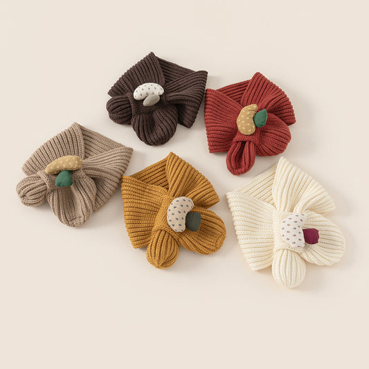 ByJamila – Mushroom Button Knit Sjaaltje 🍄🧣✨
