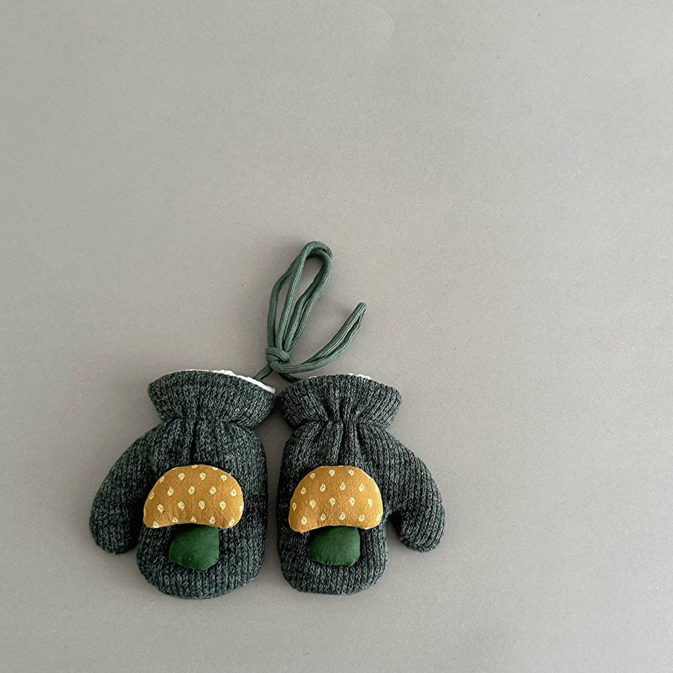 ByJamila – Schattige Paddenstoel Wantjes van Zachte Wol🍄🧤