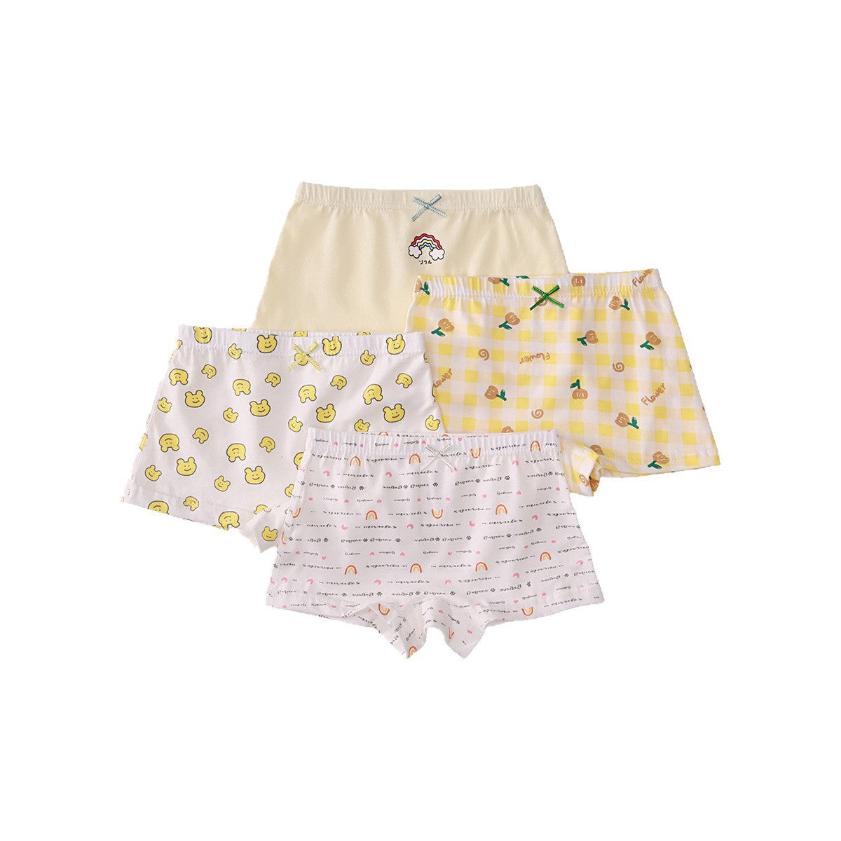 ByJamila - Schattige Prints Onderbroekjes 4-Pack 💞👧