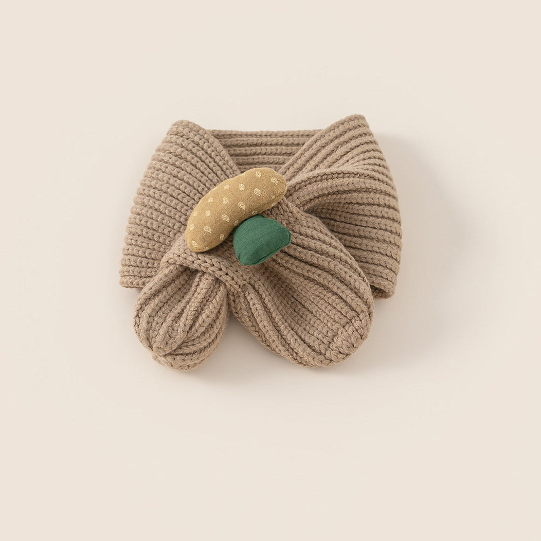ByJamila – Mushroom Button Knit Sjaaltje 🍄🧣✨