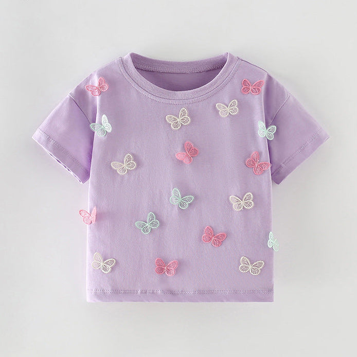 ByJamila – Paars Vlinder T-Shirt 💜🦋