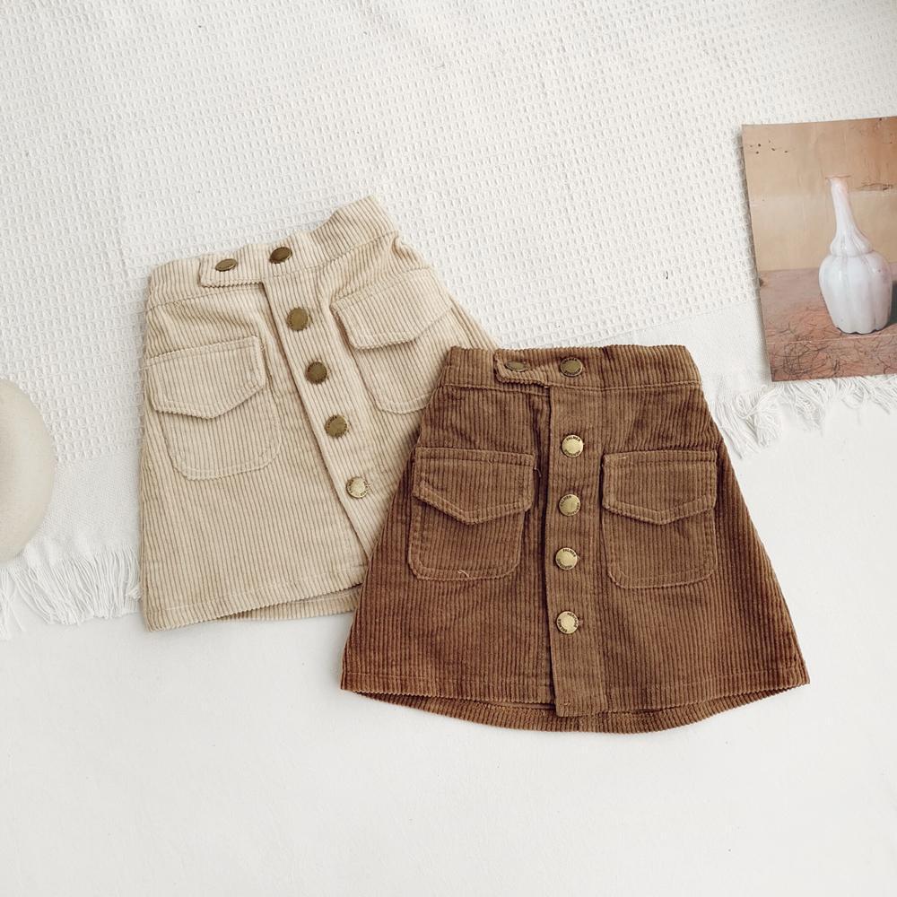 Corduroy rokje bruin & beige – tijdloos en zacht 🤎