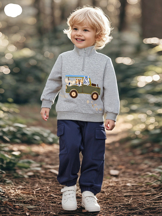 ByJamila – Little Safari Car Joggingpakje 🐻
