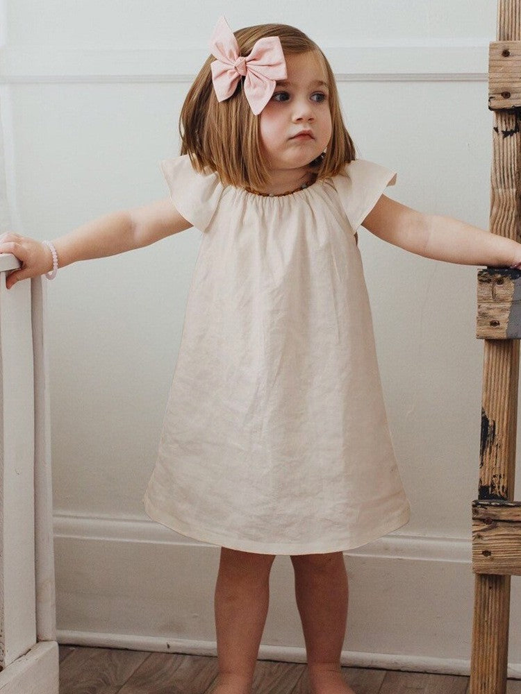 ByJamila - Little Princess Linnen Jurkje 👑🌸