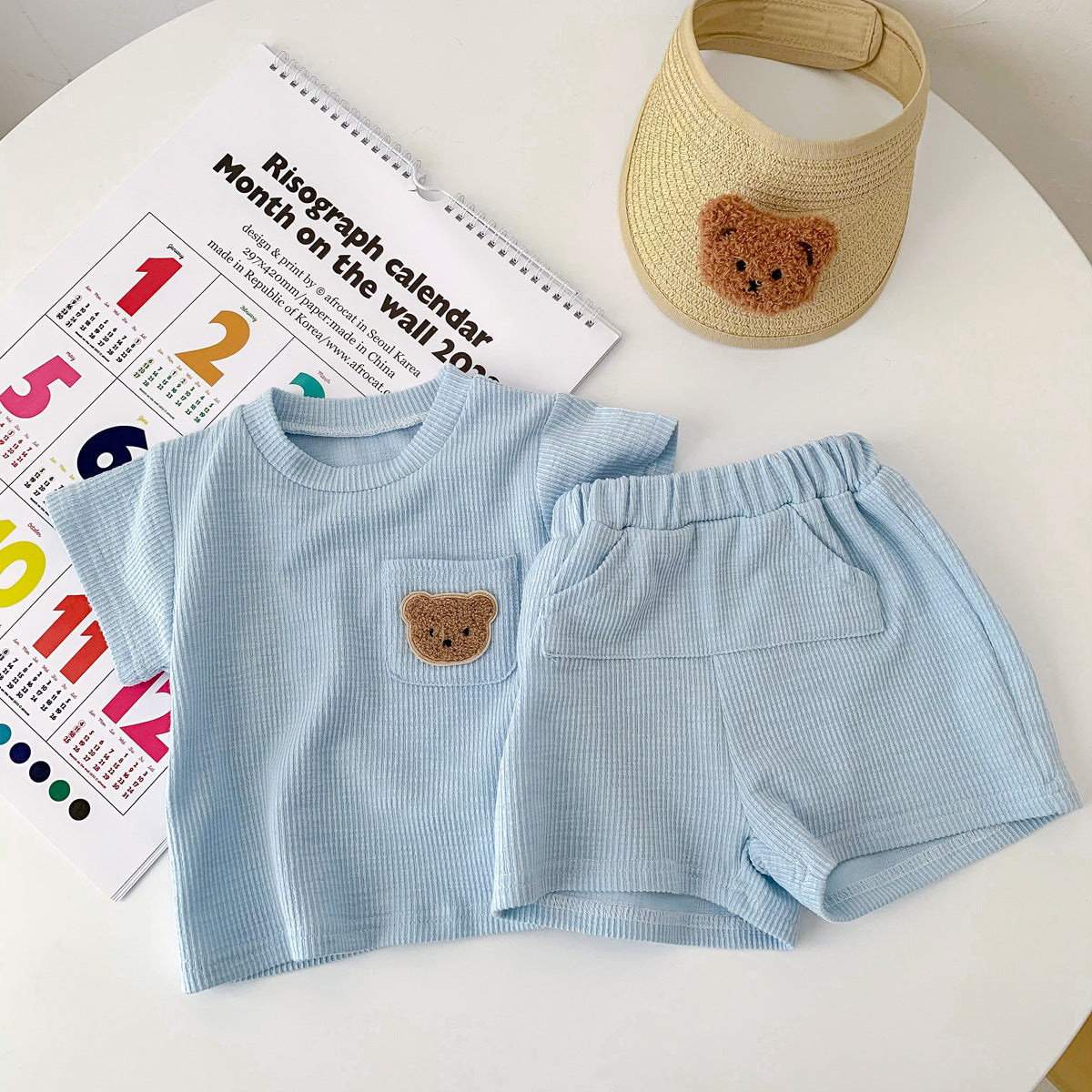 ByJamila - Teddy Rib Summer Set 🧸☀️