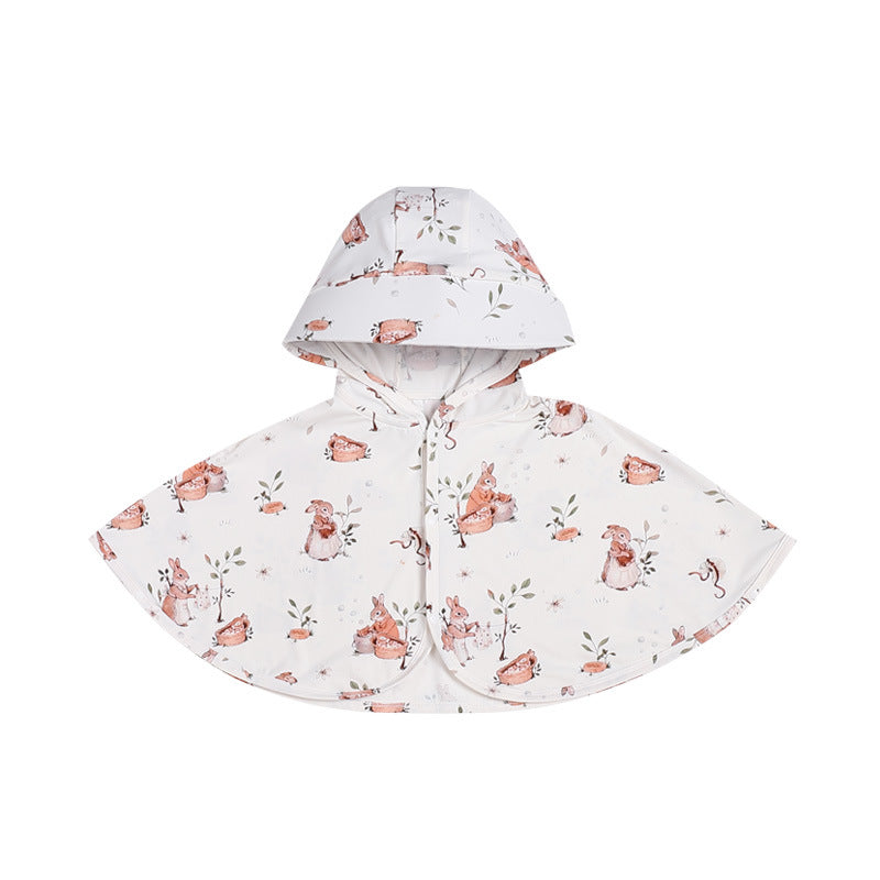 By Jamila – Poncho met Konijntjes & Beertjes | Zacht, Warm & Vol Kinderlijke Charme