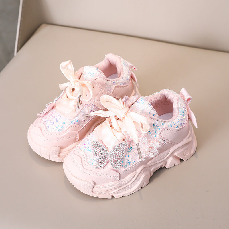 ByJamila – Blingbling Sneakers met Vlindertjes 🦋✨