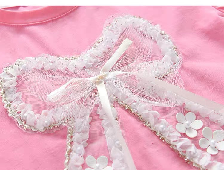 T-Shirt met Grote Strik 🎀✨