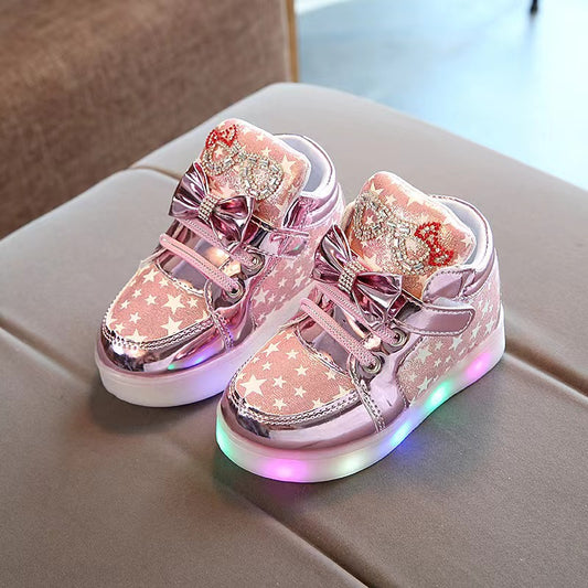 ByJamila - Bling Bling Sterren Sneakers met Lampjes ⭐👟