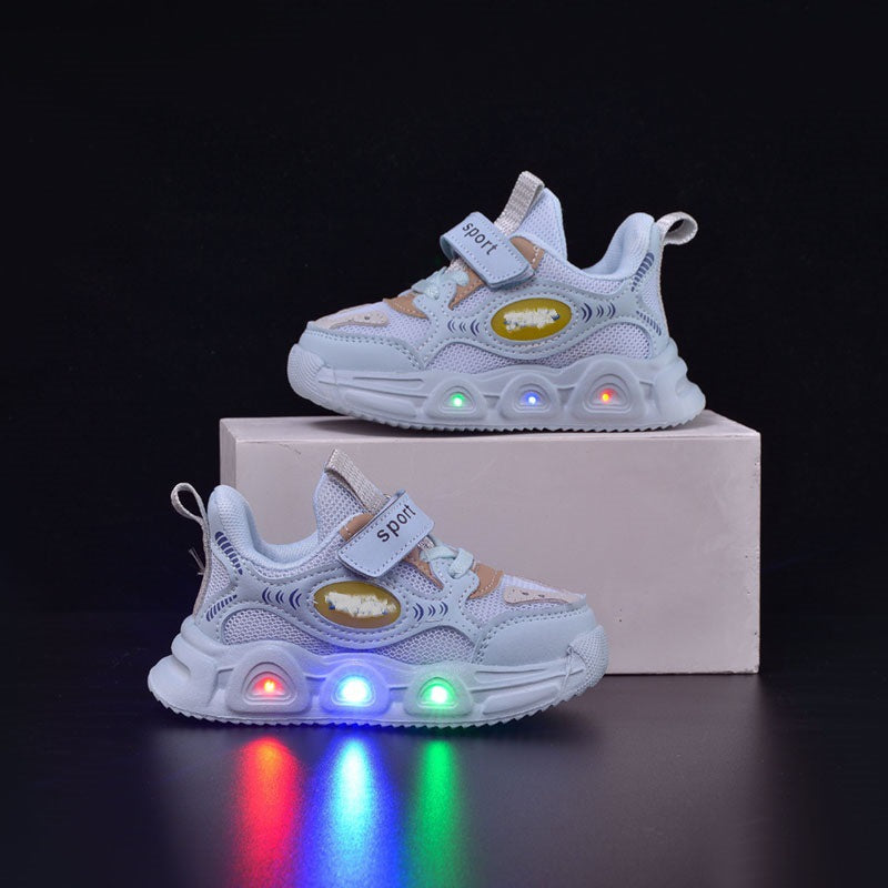 ByJamila – Simpele Sneakers met Klittenband & Lampjes ✨👟