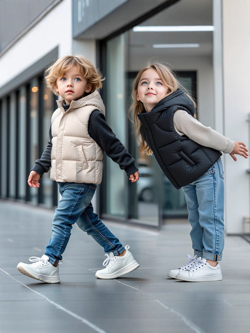 Bodywarmers met capuchon – beige, camel & zwart 🤎🖤☁️