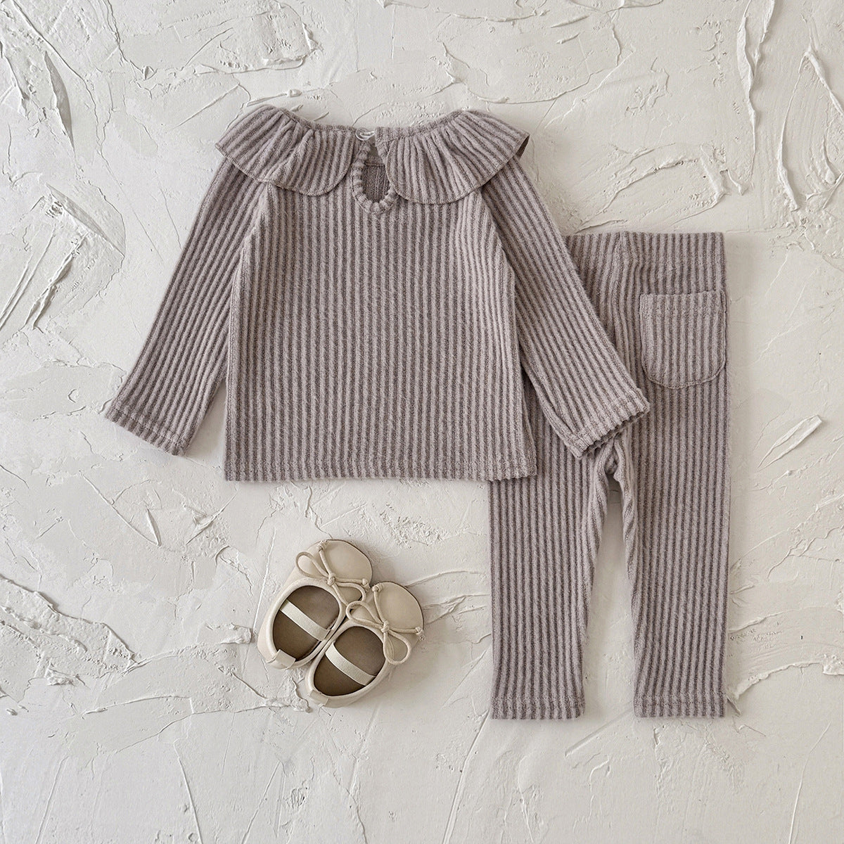 ByJamila – Geribde Gebreide Tweedelige Set 💖❄️