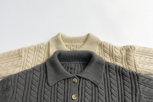 ByJamila - Autumn Tales Polo Sweater 🍂🤍