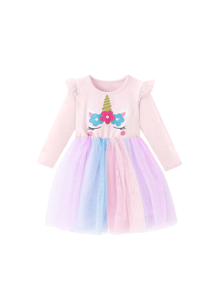 🌈 ByJamila – Rainbow Unicorn Dress