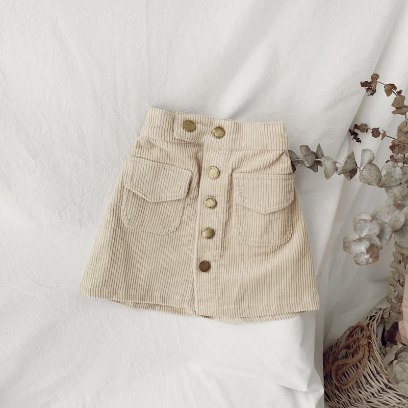 Corduroy rokje bruin & beige – tijdloos en zacht 🤎
