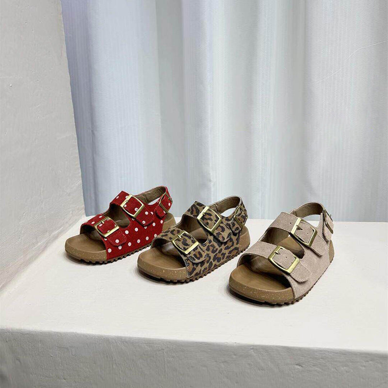 ByJamila - Suède Sandalen met Prints 🌸🐆