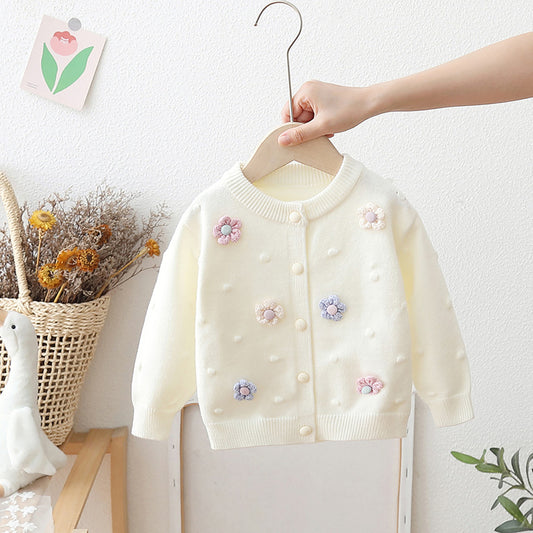 ByJamila - Bloemenmagie Vest voor Meisjes 🌼🌈