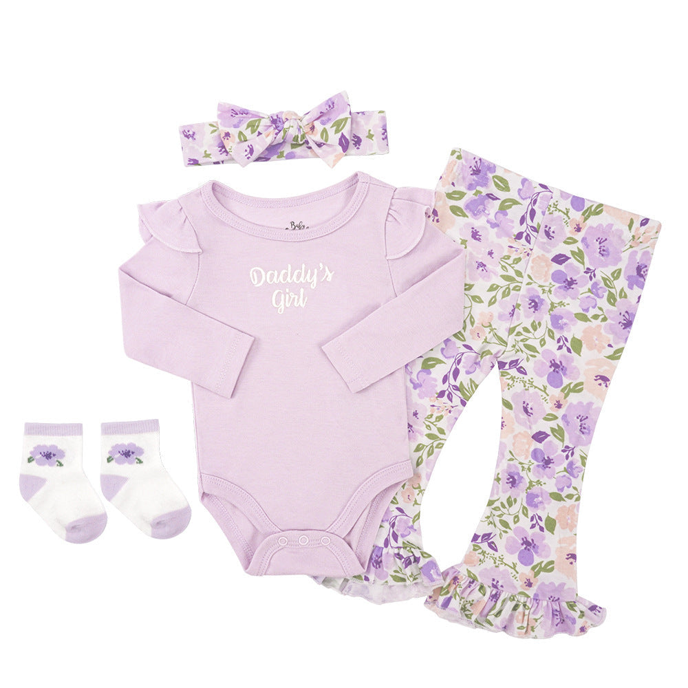 ByJamila – 4-Delig Babysetje met Mutsje, Broekje, Sokjes & Romper 💖🍼