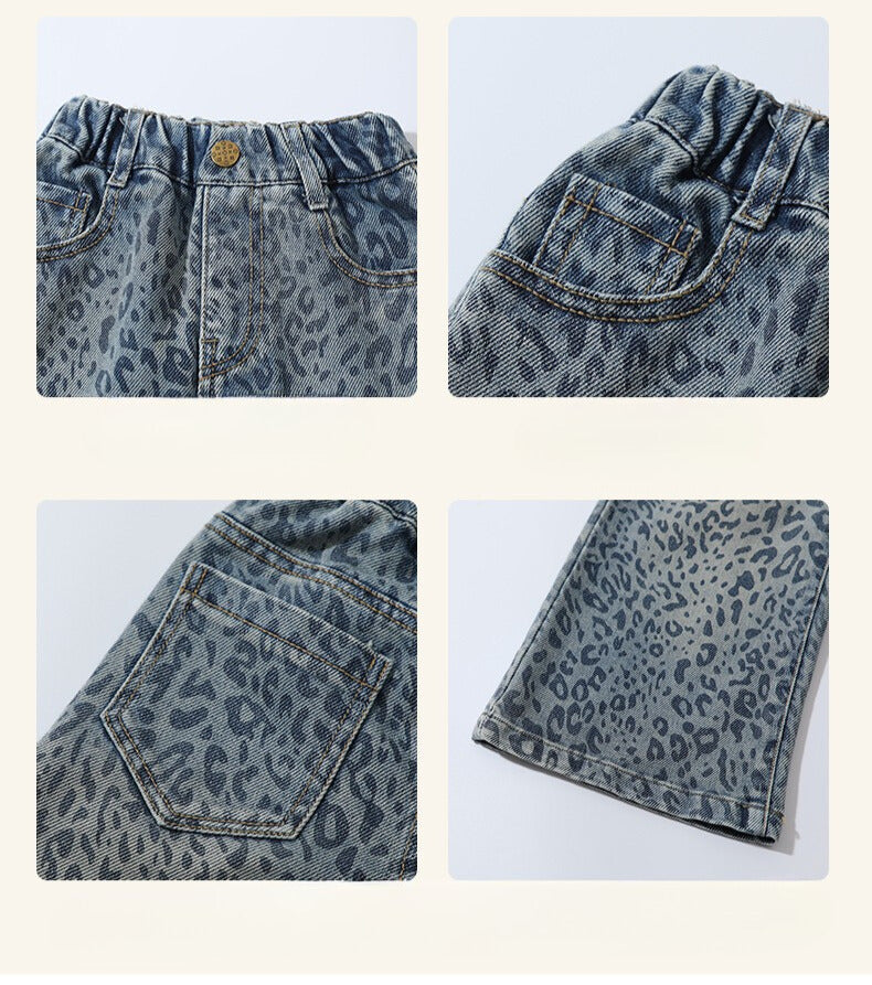ByJamila – Meisjes Panter Jeans 🐆💖
