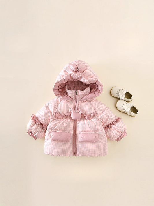 By Jamila – Roze Geruit Jasje “Sweet Check”