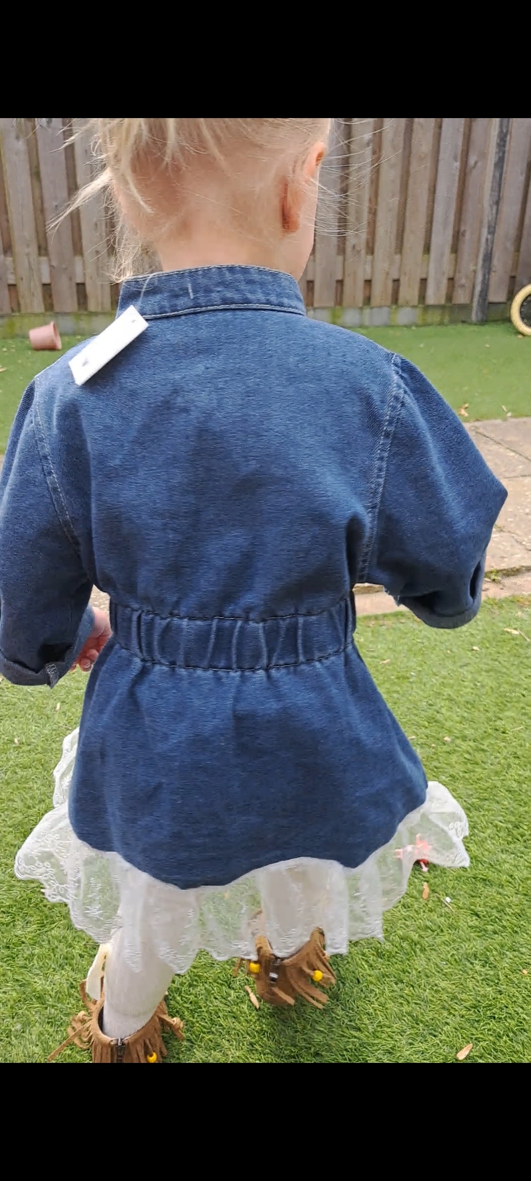 ByJamila – Denim & Lace Dress